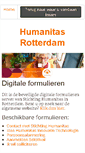 Mobile Screenshot of humanitas-rotterdam.nl