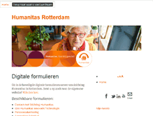 Tablet Screenshot of humanitas-rotterdam.nl
